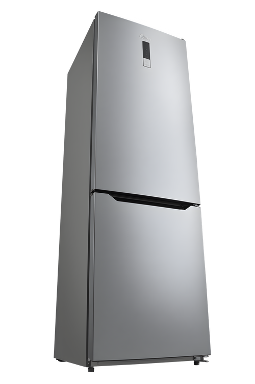 Midea  MDRB424FGD02O - Silver Freestanding 70/30 Frost Free Fridge Freezer - D energy