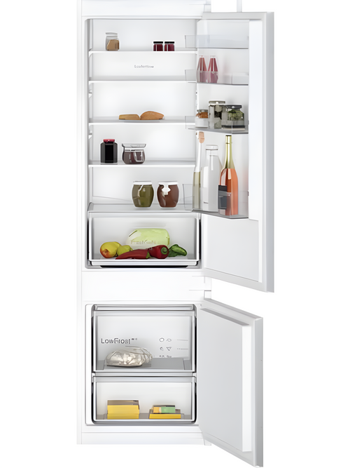 Neff KI5871SE0G - White Integrated 70/30 Low Frost Fridge Freezer