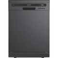 Indesit IN2FE13CNO7BUK - Black Freestanding Full Size Dishwasher - 13 Place Settings - E Energy