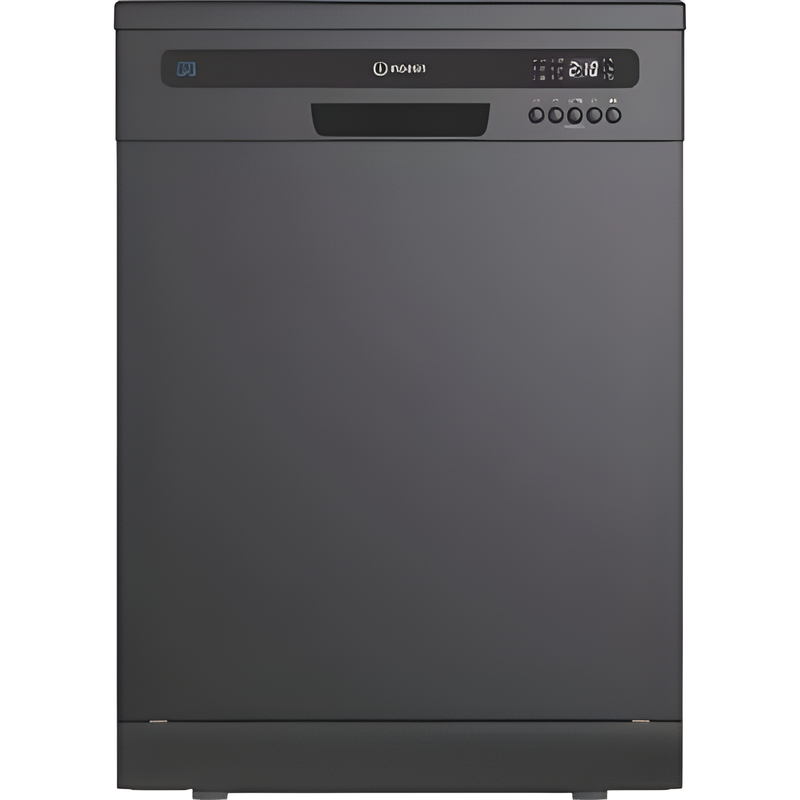 Indesit IN2FE13CNO7BUK - Black Freestanding Full Size Dishwasher - 13 Place Settings - E Energy