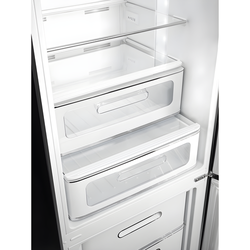 SMEG FAB32RBL6UK - Black Fridge Freezer - 331L Capacity - C Energy Rating