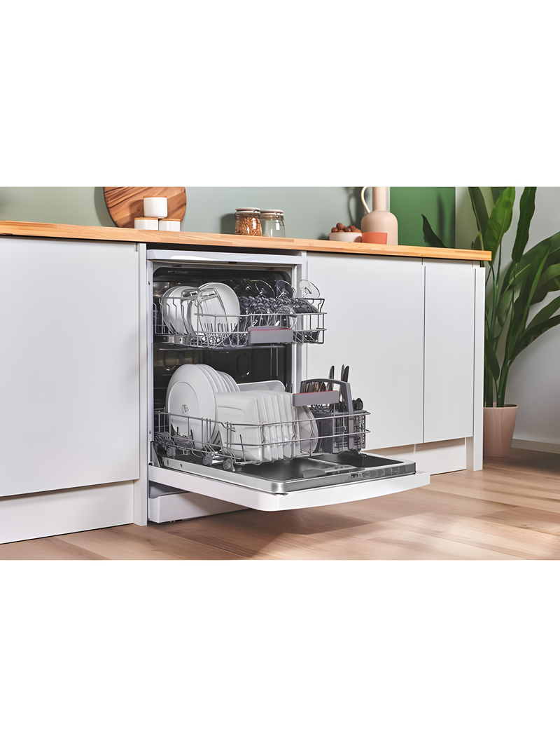 Bosch SMS4EKW06G - White Freestanding Dishwasher - B energy