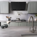 Caple ATA902 - Black Glass 90cm Chimney Cooker Hood - 648m³/h - A++ Energy