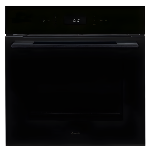 Caple C2403BG - Black Glass 67L Single Oven - Pyrolytic Self-Cleaning - A Energy Rating