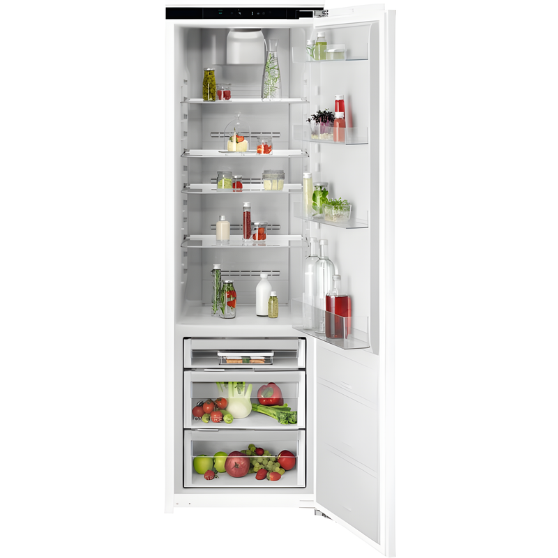 AEG NSK9Z181EC - Black Built-In Larder Fridge - 274L - E Rated