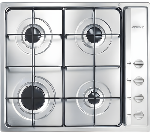 Smeg S64S - Stainless steel 4 Zone Gas Hob