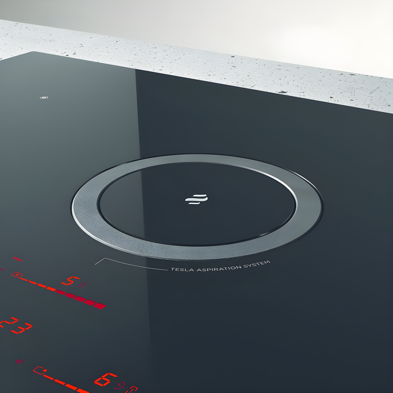 Elica NT-SWITCH-BLK-DO - Black 4 Zone Induction Hob