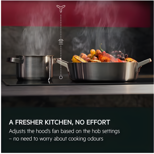 AEG NDV8761CT - Black Chimney Cooker Hood - 760m³/h - A+ Energy