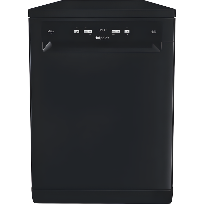 Hotpoint HP2FFC14BN6BUK - Black Freestanding Dishwasher - 14 Place Settings - C Energy