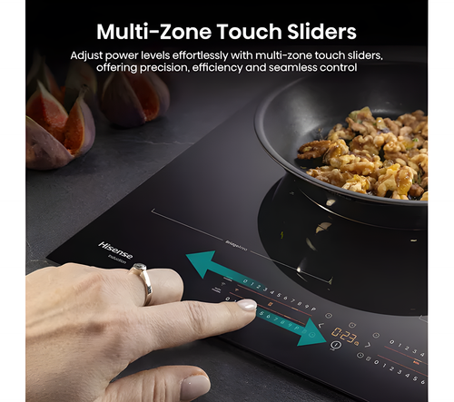 Hisense Hi6 HI6442BSCWF - Black Electric Induction Hob - 4 Cooking Zones