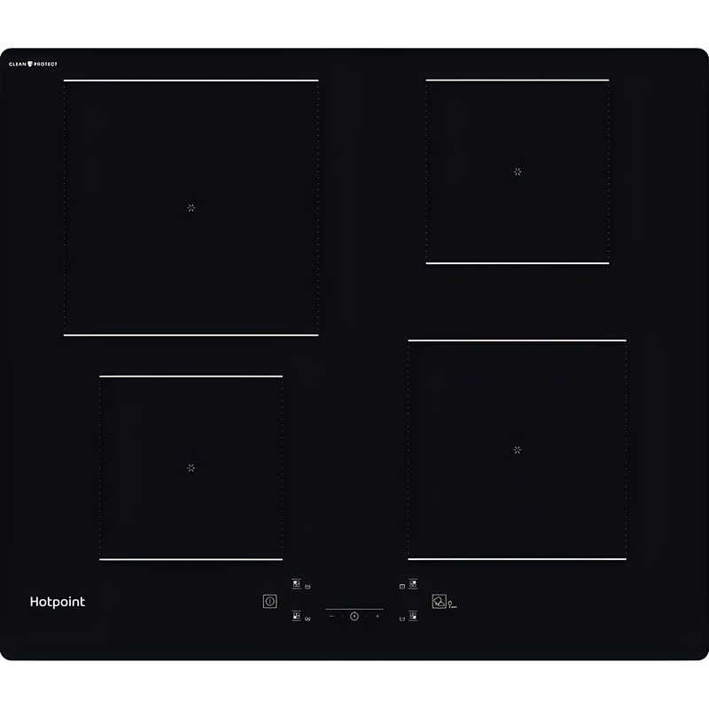 Hotpoint TQ 1460S CPNE - Black Induction Hob - 60cm - CleanProtect Nano-Coating