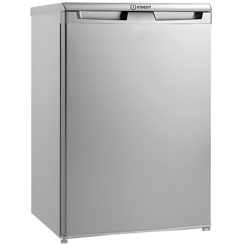 Indesit I55V1 112S UK - Silver Under Counter Fridge with Ice Box - 101L Capacity - E Energy Rating