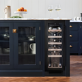 Caple WI3155BG - Black Built-In Wine Cooler - 20 Bottles - F Rated