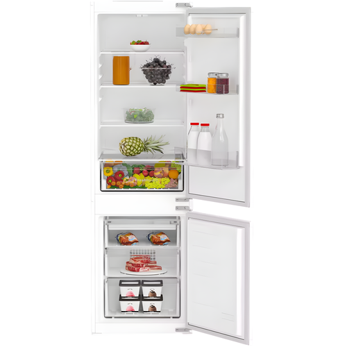 Indesit KINH 1271 B4UK - White Integrated Fridge Freezer - 70/30 Split - E Energy Rating