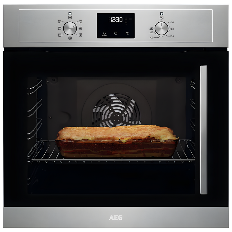 AEG BCX335L11M - Stainless steel Built in Electric Single Oven - Catalytic cleaning - A energy