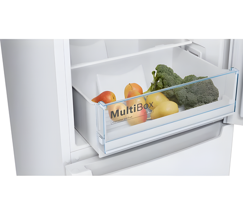 Bosch KGN36NWEAG - White Freestanding 60/40 Frost Free Fridge Freezer - E energy