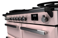 Rangemaster ESDL100DFPPPK/CM1 Estel Deluxe 100cm Dual Fuel Pale Pink/Chrome
