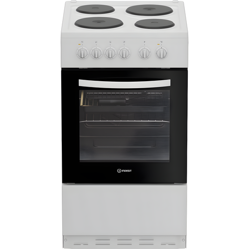 Indesit I5E3KMW - White Electric Cooker - 60L Single Oven - A Energy Rating
