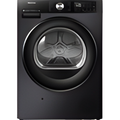 Hisense DH3S902BB3 - Black 9KG Heat Pump Tumble Dryer - B Energy Rating