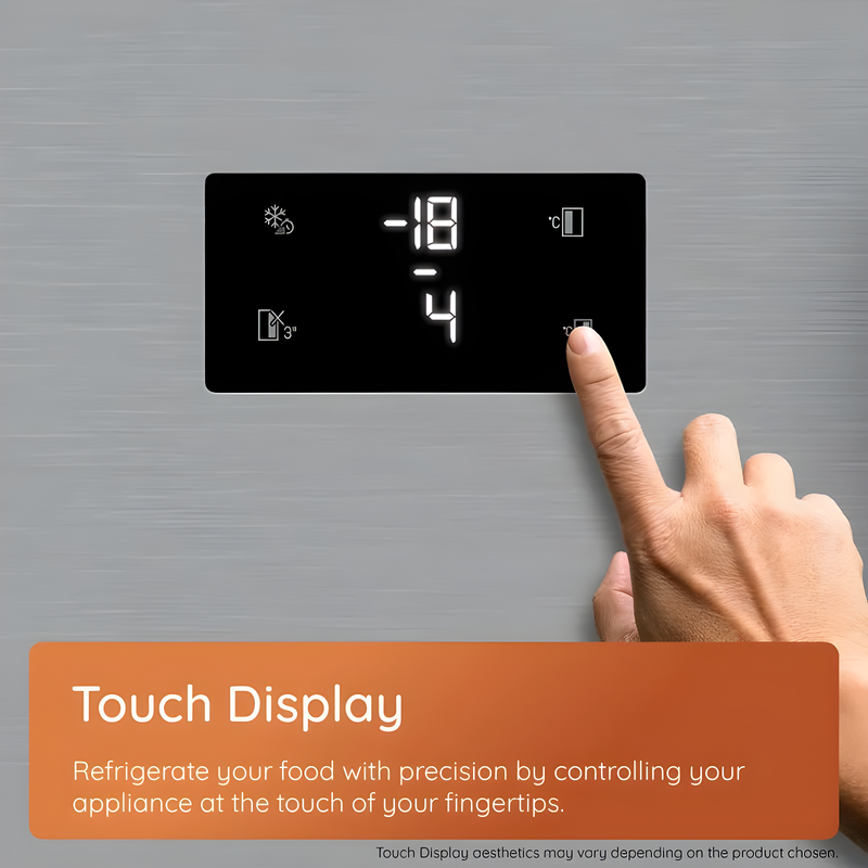 Hotpoint HPK 26403 XBR5UK - Manhattan Grey Fridge Freezer - 355L - 70/30 Split - D Energy Rating