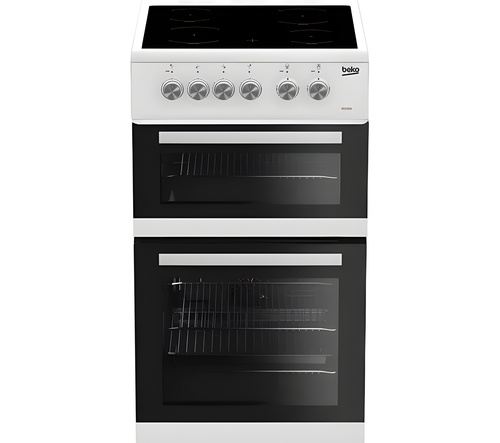 BekoKDVC563AW - White Electric Ceramic Cooker - 58L + 31L Double Oven - A Energy
