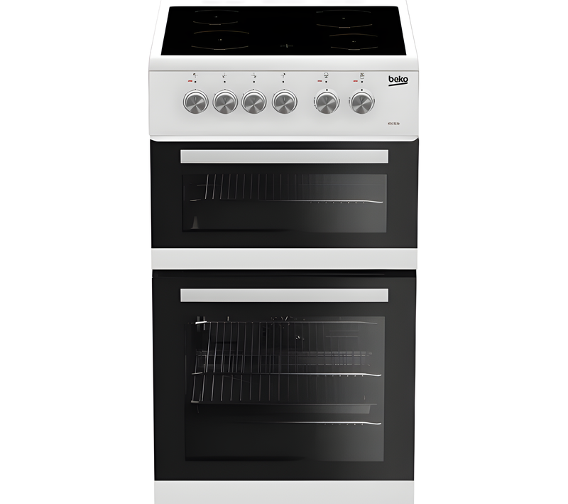 BekoKDVC563AW - White Electric Ceramic Cooker - 58L + 31L Double Oven - A Energy