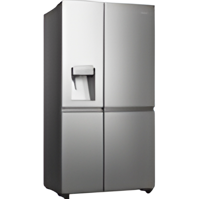 Hisense RS818N4TIC - Stainless Steel American Fridge Freezer - 632L - C Rated