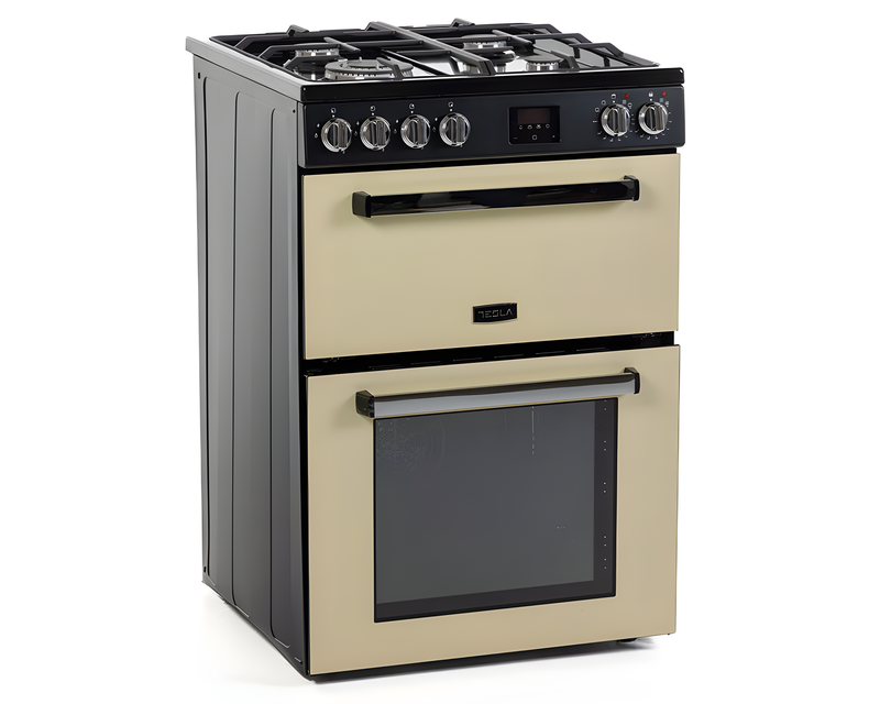 Tesla TMRDF60C - Cream Dual Fuel Range Cooker - 68L+31L - A+ Energy