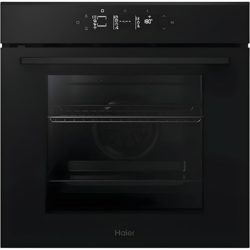 Haier H6 ID25G3HTB2 - Black Built-In Single Oven - 77L - A++ Energy