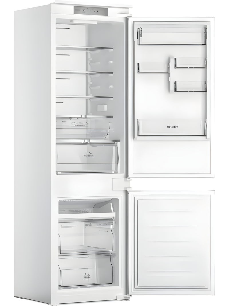 Hotpoint HTC18 T322 UK - White Integrated 70/30 Frost Free Fridge Freezer - E energy