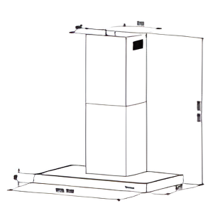Caple ZC922 - Stainless Steel Chimney Hood - 90cm - B Energy