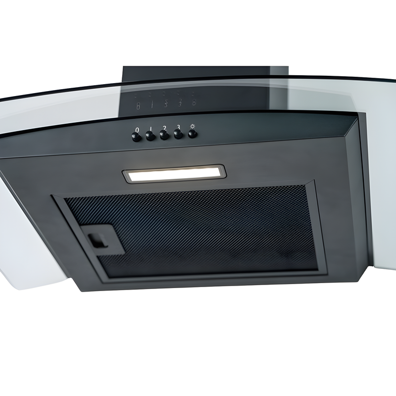 CDA SCCV60BL - Black Chimney Extractor - A Energy Rating