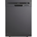 Indesit IN2FE13CNO7BUK - Black Freestanding Full Size Dishwasher - 13 Place Settings - E Energy