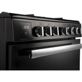 Rangemaster PROPL60DFFBL/C - Black/Chrome Dual Fuel Cooker - Double Oven - A Rated