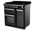Rangemaster ESDL90DFPGBL/CM1 Estel Deluxe 90cm Dual Fuel Black/Chrome