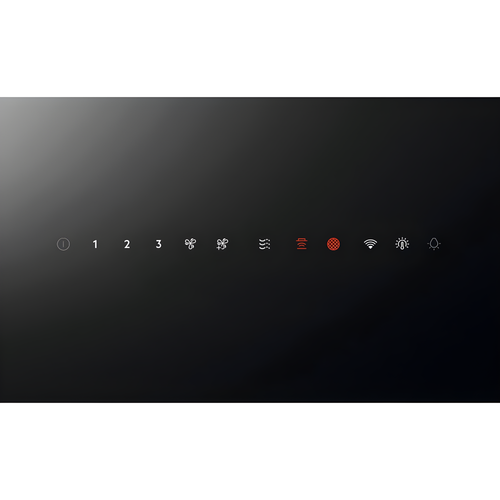 AEG NDV8761CB - Black Chimney Cooker Hood - 760m³/h - A+ Energy Rating