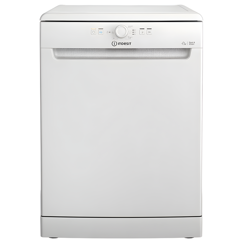 Indesit D2F HK26 UK - White Freestanding Dishwasher - E energy