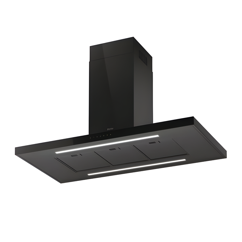 Haier HATSI120CBS6BVOC - Black Island Extractor - 55 dB - A energy