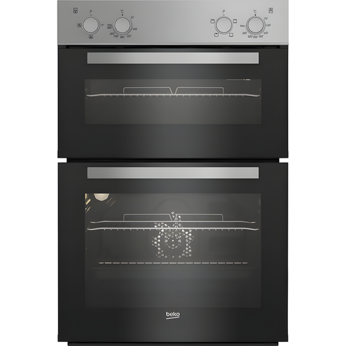 Beko BBXDF21000S - Stainless Steel Built-In Electric Double Oven - A/A Energy