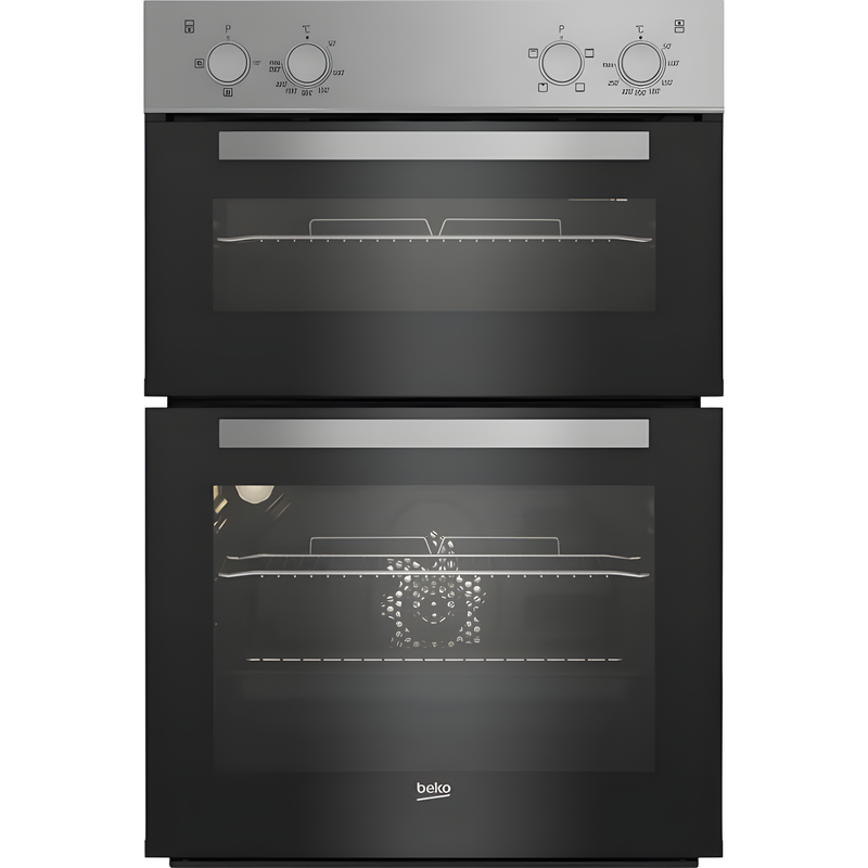 Beko BBXDF21000S - Stainless Steel Built-In Electric Double Oven - A/A Energy