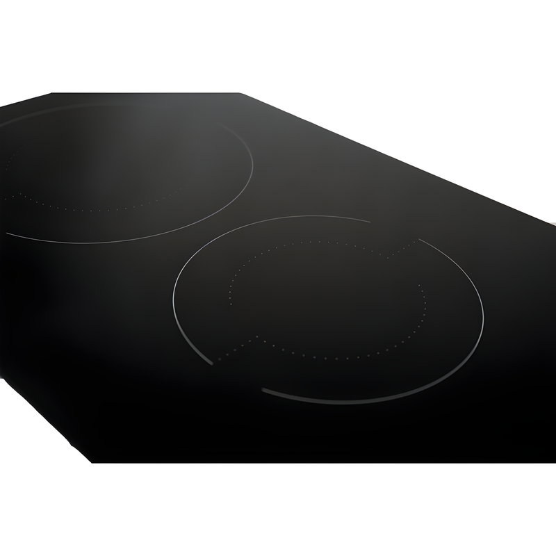 CDA SCC030FR - Black 30cm Domino Ceramic Hob - 2 Cooking Zones