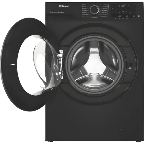 Hotpoint HB123WBCAREUK - Black 12KG Washing Machine - 1400 RPM - A energy