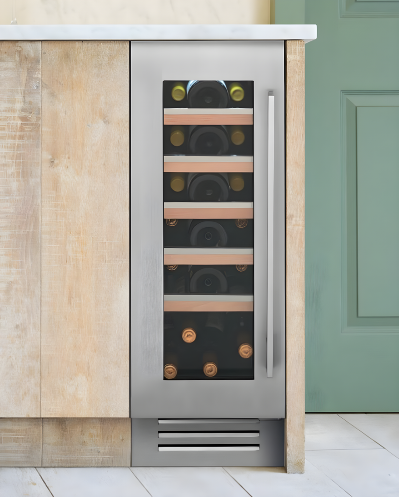 Caple Wi3150 - Black Integrated Wine Cooler - 20 Bottles - F Energy