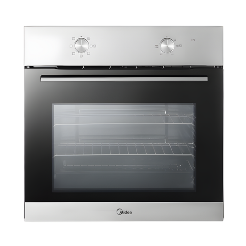 Midea MBO65M40M04E-SS - Stainless Steel 75L Built-In Single Oven - Static - A Energy