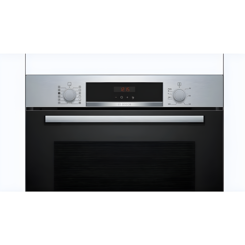 Bosch HQA574BS3B Series 4 - Stainless Steel Single Oven - 71L Capacity - Pyrolytic Self-Cleaning - A+ Energy Rating