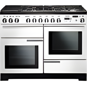 Rangemaster PDL110DFFWH/C - White Range Cooker - 146L Dual Fuel - A Rated