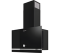 Hotpoint PHVP62FLMK - Black Chimney Cooker Hood - 490m³/h - A Energy