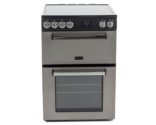 Tesla TMRC60SS - Stainless Steel 60cm Range Cooker - Ceramic Hob - A+ Energy