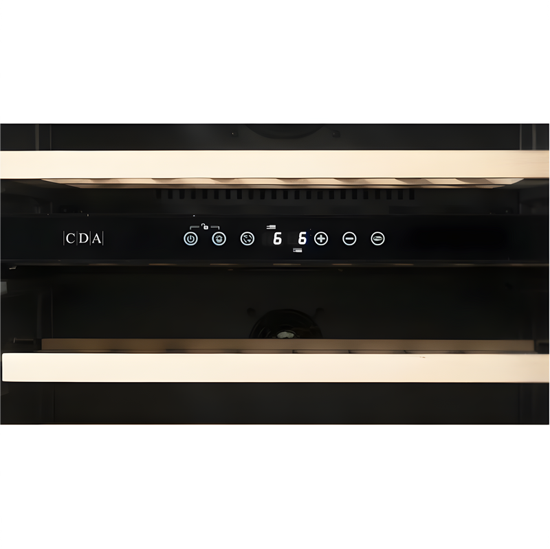 CDA CFWC604BL - Black 46 Bottle Capacity Wine Cooler - G energy
