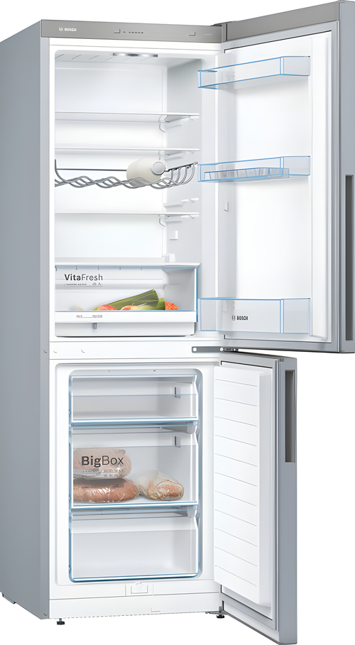 Bosch KGV33VLEAG - Stainless Steel Fridge Freezer - 287L - E Rated